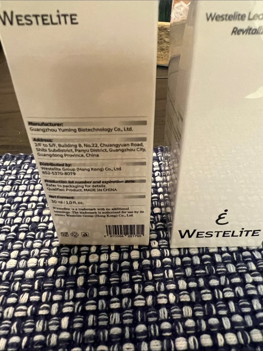 Westelite Revitalizing Serum Oil — White lot of 2 BNIB sealed